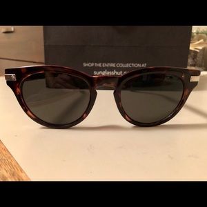 Cole Haan tortoise famed sunglasses